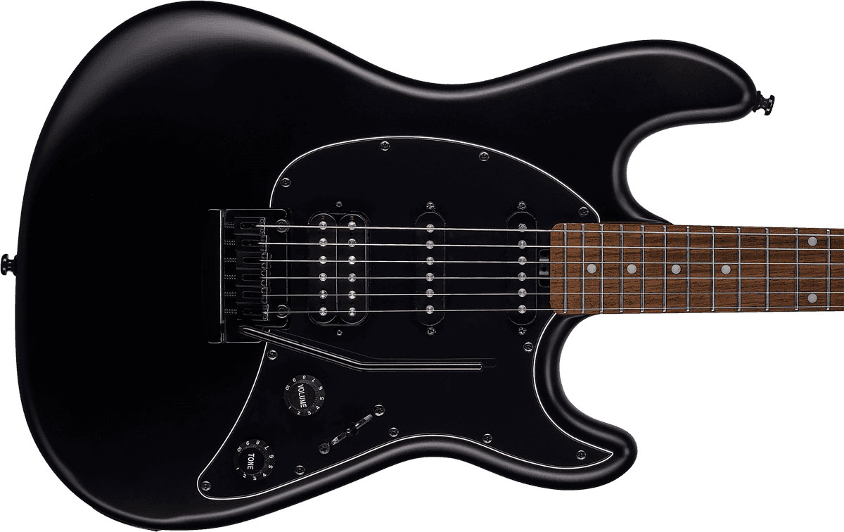 Sterling By Musicman Cutlass Ct30 Hss Trem Lau - Stealth Black - Guitarra eléctrica con forma de str. - Variation 2