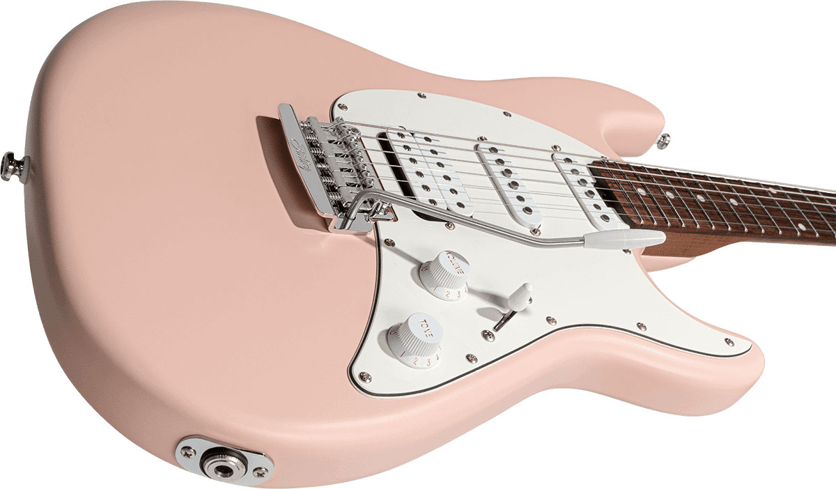 Sterling By Musicman Cutlass Ct50hss Trem Rw - Pueblo Pink Satin - Guitarra eléctrica con forma de str. - Variation 2
