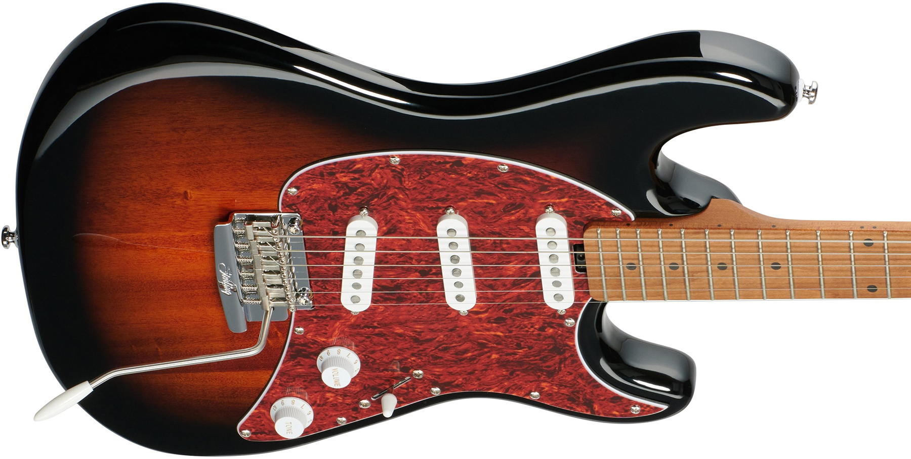 Sterling By Musicman Cutlass Ct50sss 3s Trem Mn - Vintage Sunburst - Guitarra eléctrica con forma de str. - Variation 2