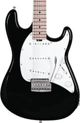 Guitarra electrica retro rock Sterling by musicman Cutlass CT50SSS (MN) - Black