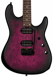 Guitarra eléctrica con forma de str. Sterling by musicman Jason Richardson6 Cutlass - Cosmic purple burst satin