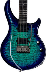 Guitarra eléctrica de autor Sterling by musicman John Petrucci Majesty MAJ200XQM - Cerulean paradise