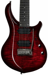 Guitarra eléctrica de 7 cuerdas Sterling by musicman John Petrucci Majesty MAJ270XFM - Royal red