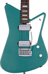 Guitarra electrica retro rock Sterling by musicman Mariposa - Dorado green