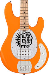 Bajo eléctrico de cuerpo sólido Sterling by musicman Mike Herrera - Orange Creamsicle MxPx Pokinatcha