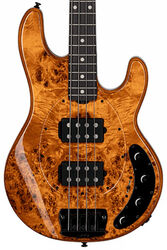 Bajo eléctrico de cuerpo sólido Sterling by musicman Stingray Ray34HHPB (RW) - Amber