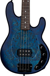 Bajo eléctrico de cuerpo sólido Sterling by musicman Stingray Ray34PB (RW) - Neptune blue satin