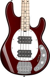 Bajo eléctrico de cuerpo sólido Sterling by musicman Stingray Ray4HH (MN) - Candy apple red