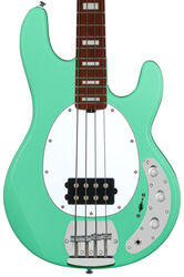 Bajo eléctrico de cuerpo sólido Sterling by musicman StingRay 4 Sub Series - Seafoam Green