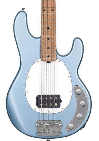 Bajo eléctrico de cuerpo sólido Sterling by musicman Stingray Ray34 (MN) - Firemist silver