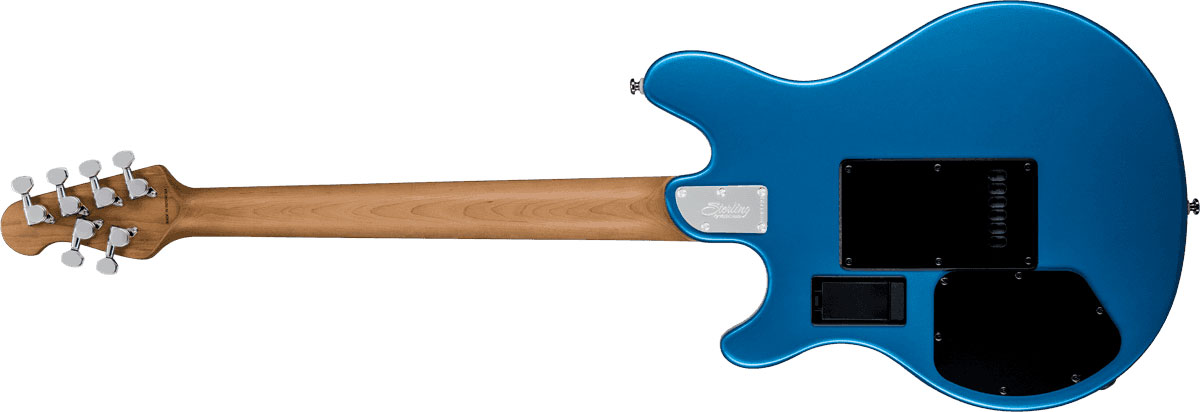 Sterling By Musicman James Valentine Tremolo Jv60t Signature Hh Mn - Toluca Lake Blue - Guitarra eléctrica con forma de str. - Variation 1