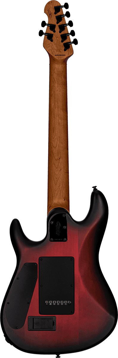 Sterling By Musicman Jason Richardson Cutlass 7c 2h Trem Rw - Dark Scarlet Burst Satin - Guitarra eléctrica de 7 cuerdas - Variation 1