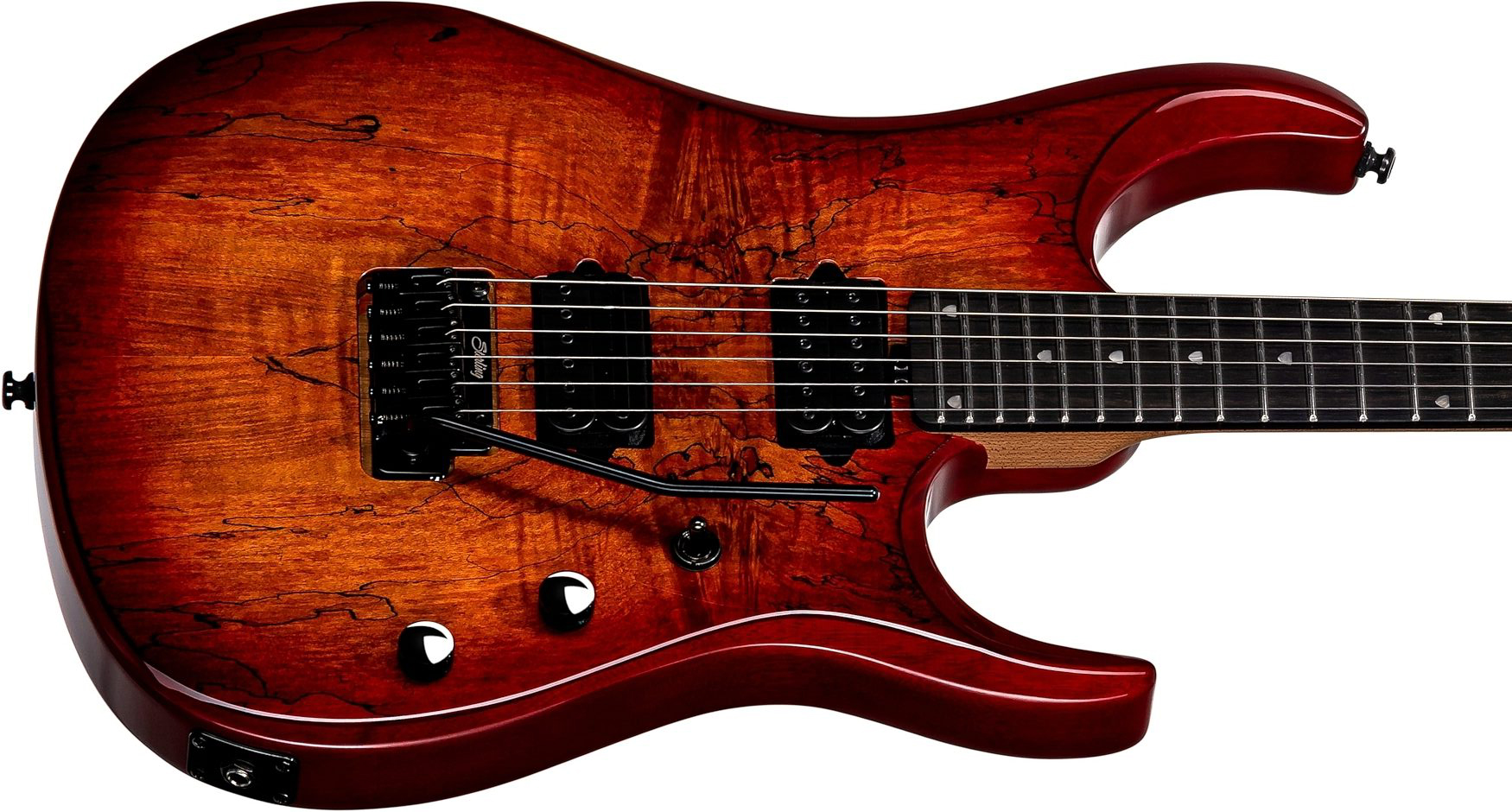Sterling By Musicman John Petrucci Jp150dsm Dimarzio Signature 2h Trem Eb - Blood Orange Burst - Guitarra eléctrica de autor - Variation 2