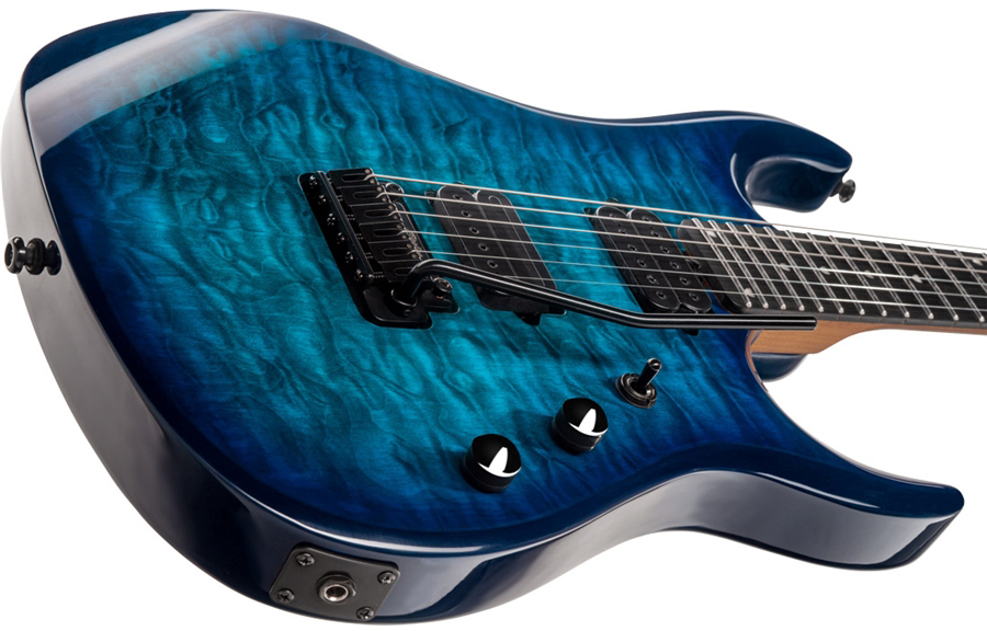 Sterling By Musicman John Petrucci Jp150dqm Dimarzio Signature 2h Trem Eb - Cerulean Paradise - Guitarra electrica metalica - Variation 2