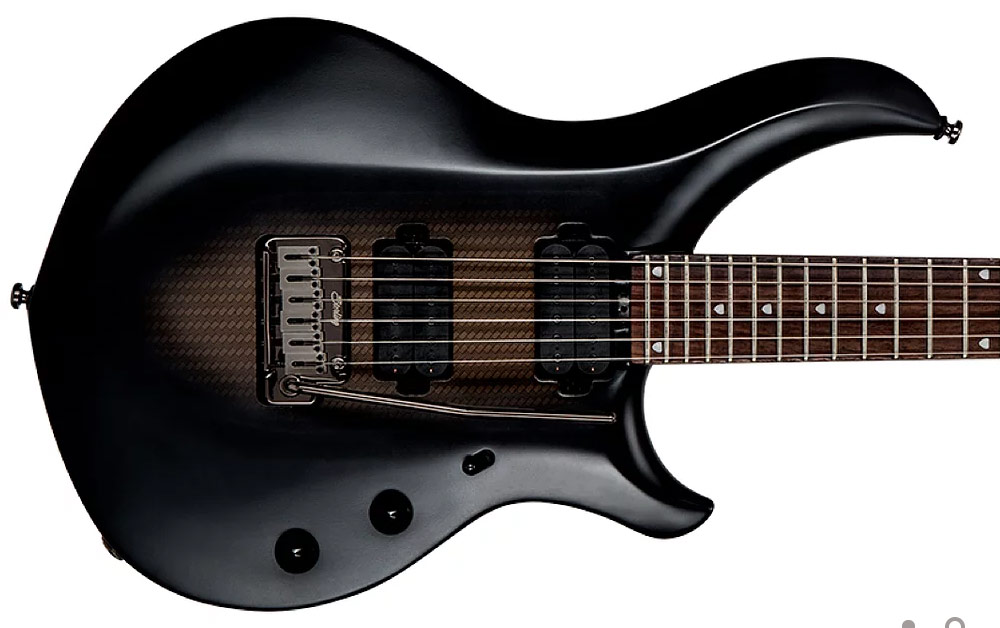 Sterling By Musicman John Petrucci Majesty Maj100 Signature Hh Trem Rw - Stealth Black - Guitarra eléctrica con forma de str. - Variation 1