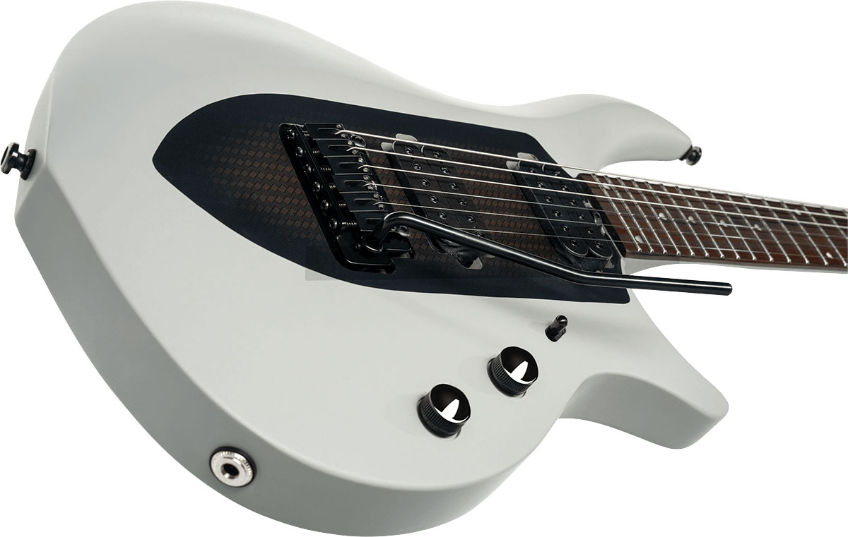 Sterling By Musicman John Petrucci Majesty Maj100 Signature 2h Trem Rw - Chalk Grey - Guitarra eléctrica de autor - Variation 2