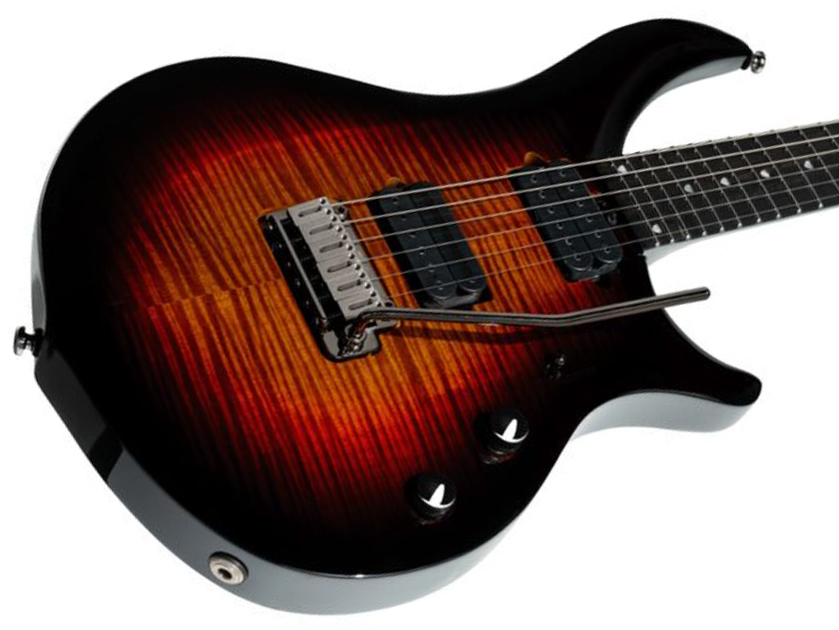 Sterling By Musicman John Petrucci Majesty Maj200xfm Signature 2h Dimarzio Trem Eb - Tiger Eye - Guitarra eléctrica de autor - Variation 2