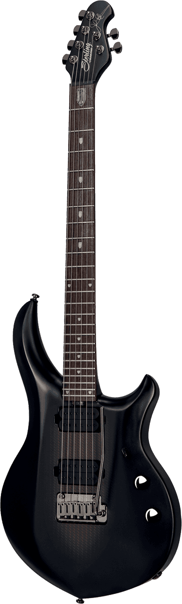 Sterling By Musicman John Petrucci Majesty Maj100 Signature Hh Trem Rw - Stealth Black - Guitarra eléctrica con forma de str. - Variation 2