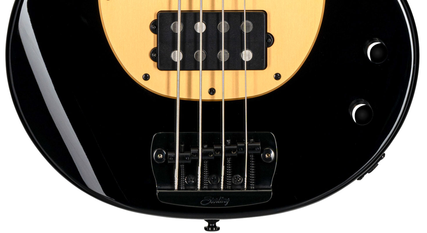 Sterling By Musicman Pete Wentz Stingray Signature 4c 1h Mn - Black - Bajo eléctrico de cuerpo sólido - Variation 4