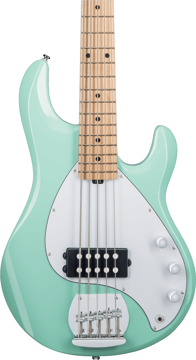 Sterling By Musicman Sub Ray5 5-cordes Active Jat - Mint Green - Bajo eléctrico de cuerpo sólido - Variation 1