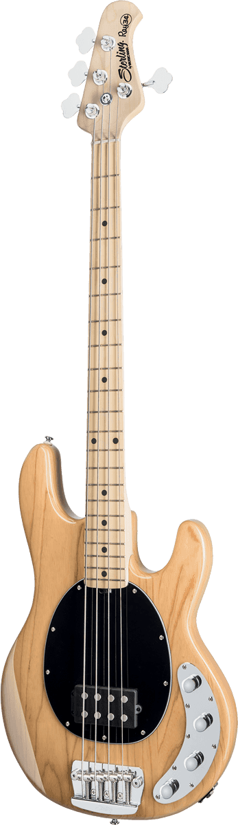 Sterling By Musicman Stingray Ray34 Active Mn - Natural - Bajo eléctrico de cuerpo sólido - Variation 2