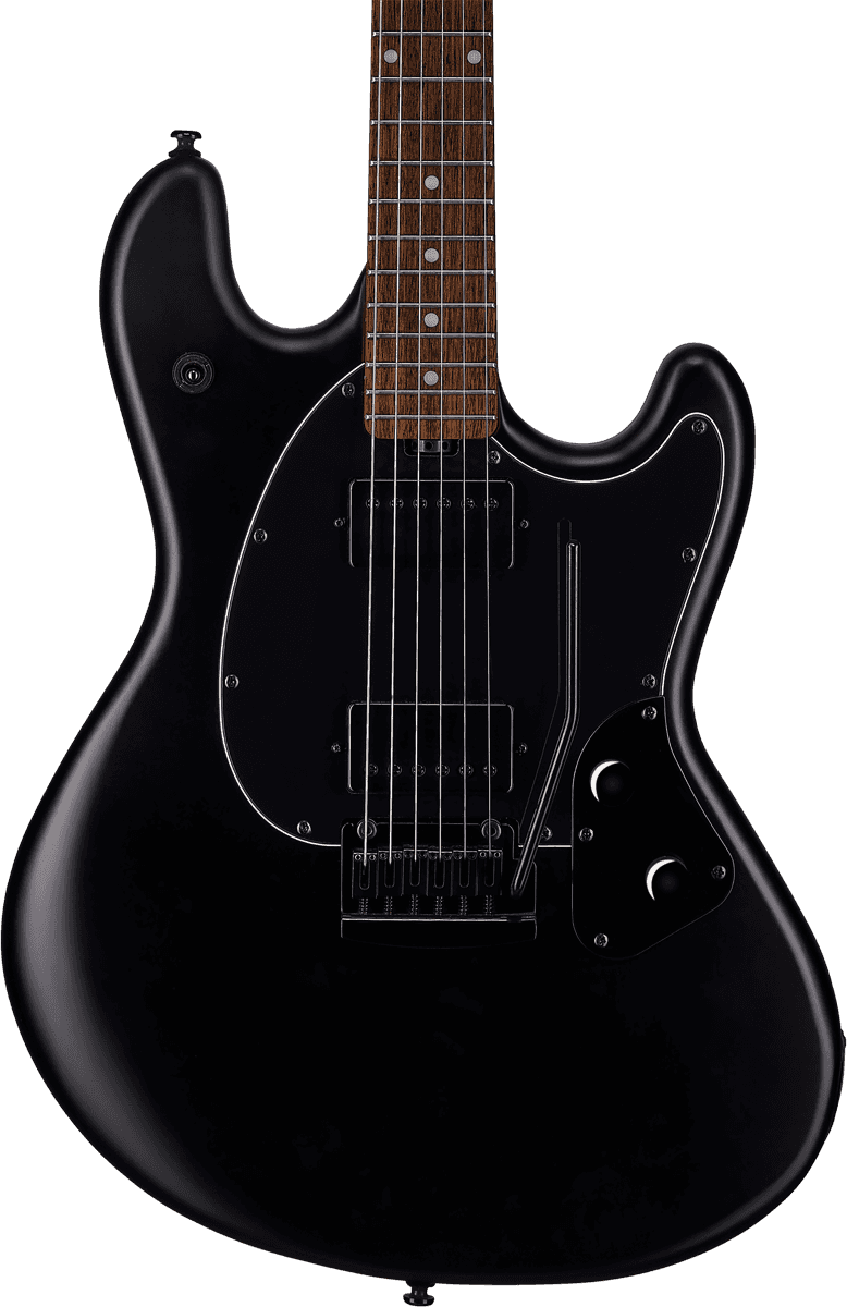 Sterling By Musicman Stingray Guitar Sr30 Hh Trem Lau - Stealth Black - Guitarra eléctrica con forma de str. - Variation 2