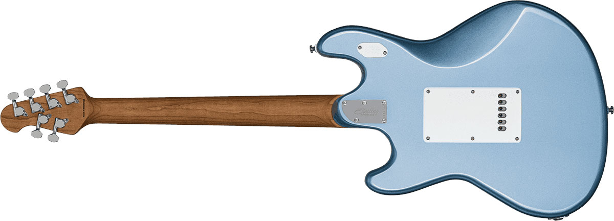 Sterling By Musicman Stingray Guitar Sr50 Hh Trem Mn - Firemist Silver - Guitarra eléctrica con forma de str. - Variation 1
