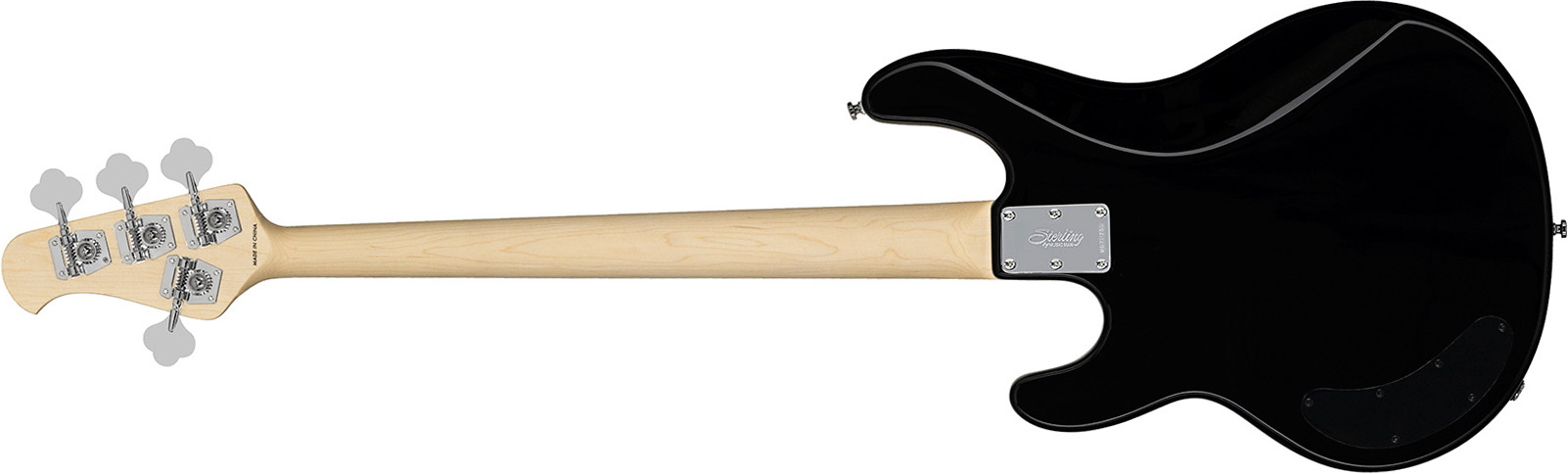 Sterling By Musicman Stingray Ray2 Intro 1h Mn - Black - Bajo eléctrico de cuerpo sólido - Variation 1