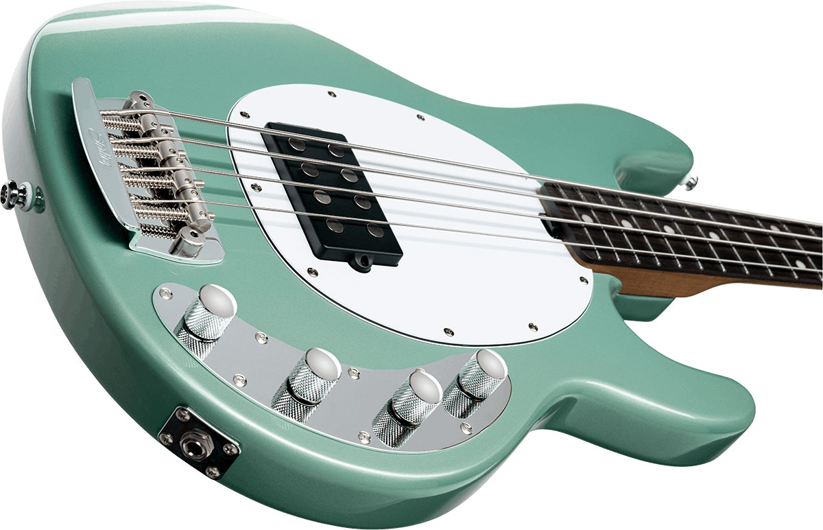 Sterling By Musicman Stingray Ray34 1h Active Rw - Dorado Green - Bajo eléctrico de cuerpo sólido - Variation 2