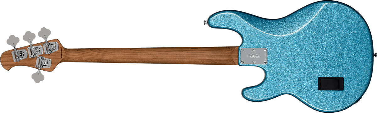 Sterling By Musicman Stingray Ray34 H Active Mn - Blue Sparkle - Bajo eléctrico de cuerpo sólido - Variation 2