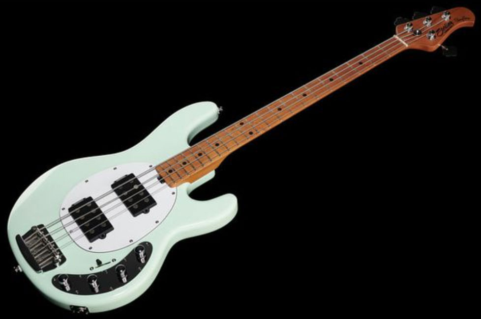 Sterling By Musicman Stingray Ray34hh Active Mn - Daphne Blue - Bajo eléctrico de cuerpo sólido - Variation 1