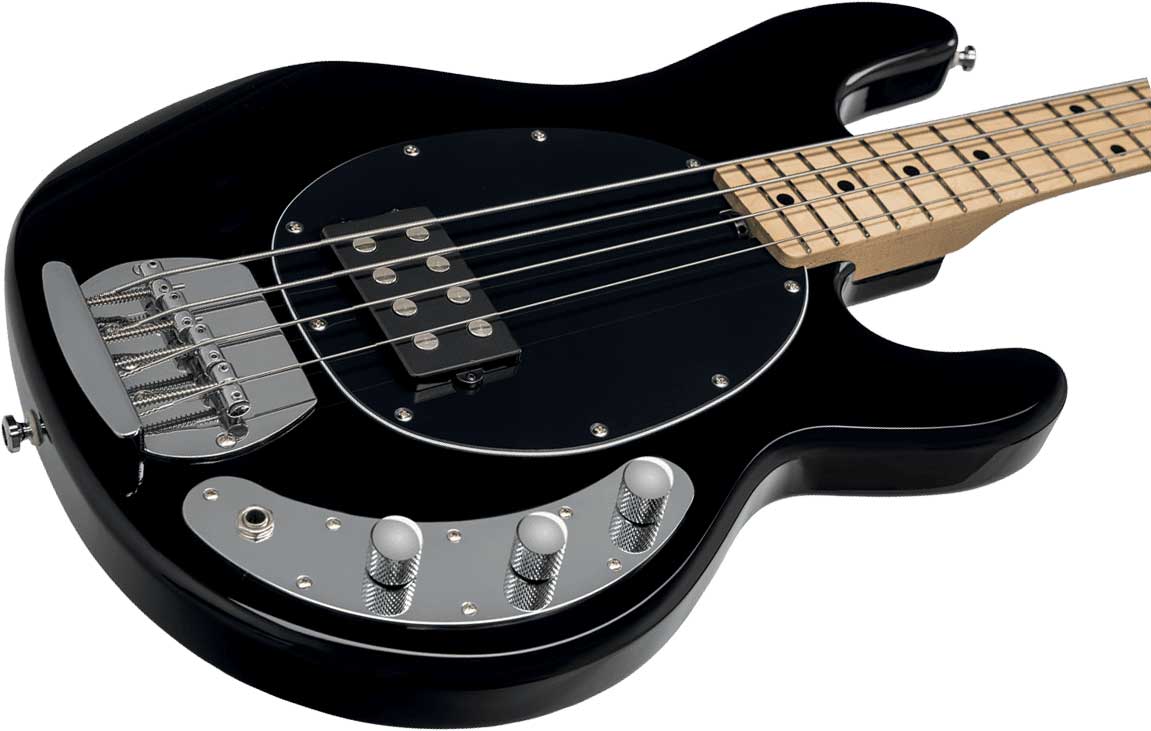 Sterling By Musicman Stingray Ray4 Bk Sub Active 1h Mn - Black - Bajo eléctrico de cuerpo sólido - Variation 2
