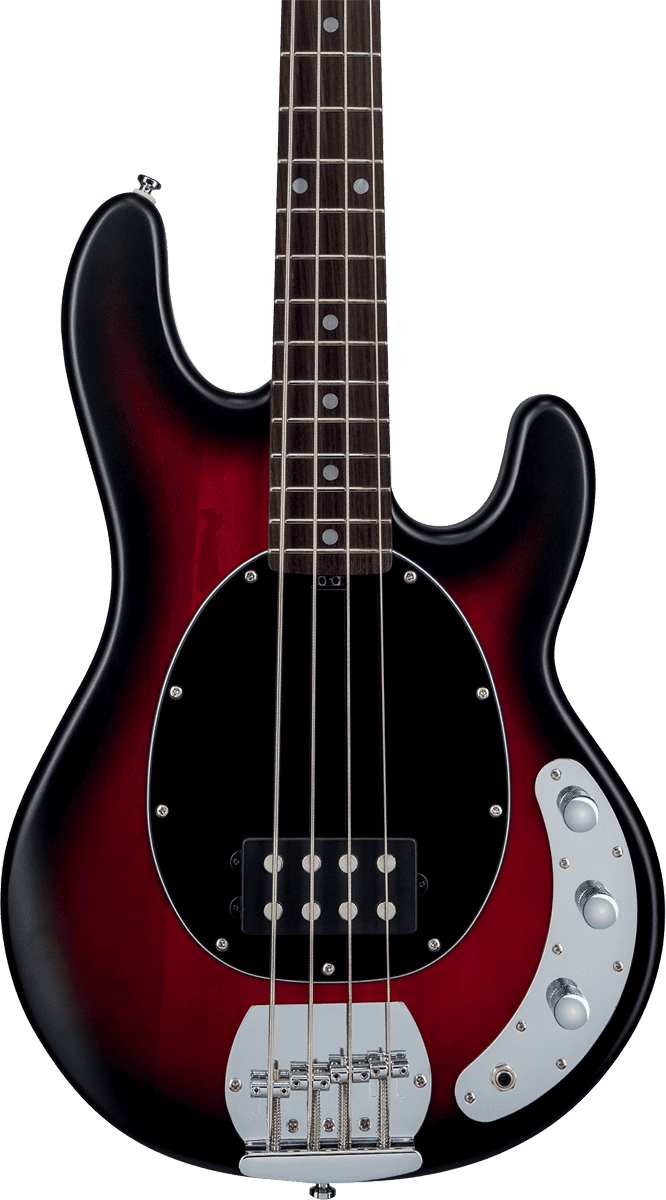 Sterling By Musicman Sub Ray4 (jat) - Ruby Red Burst Satin - Bajo eléctrico de cuerpo sólido - Variation 1