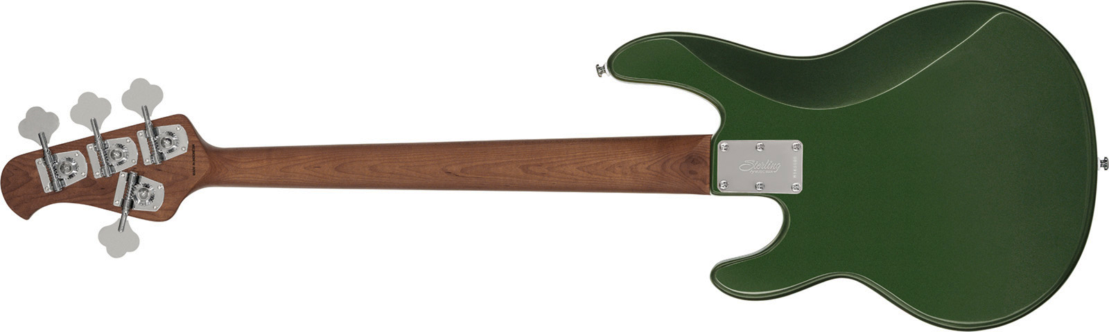 Sterling By Musicman Stingray Short Scale Rayss4 Shsc 1h Mn - Charging Green - Bajo eléctrico de cuerpo sólido - Variation 1