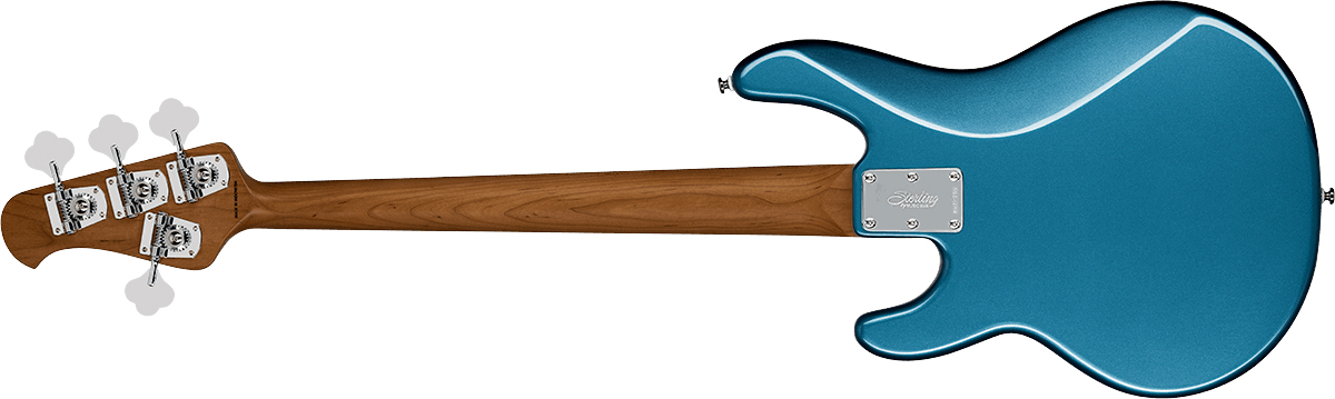 Sterling By Musicman Stingray Short Scale Rayss4 Shsc 1h Rw - Toluca Lake Blue - Bajo eléctrico para niños - Variation 1