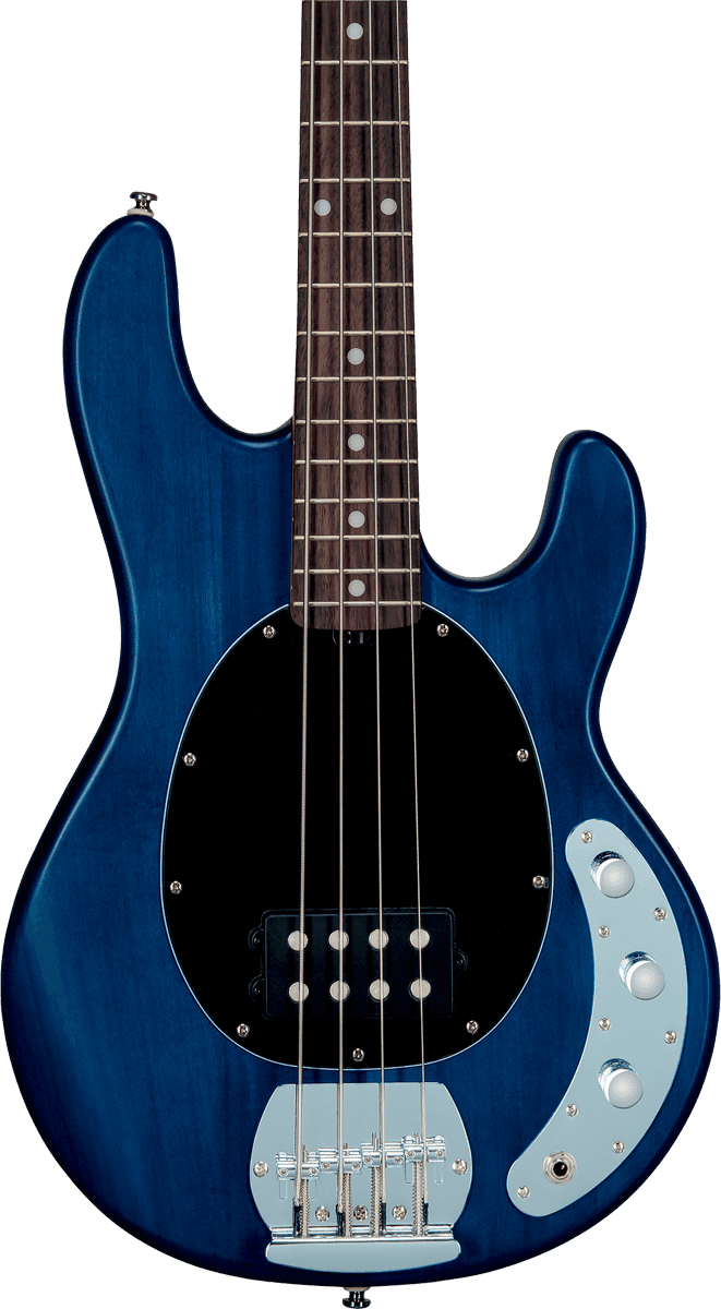 Sterling By Musicman Sub Ray4 Active Jat - Trans Blue Satin - Bajo eléctrico de cuerpo sólido - Variation 1