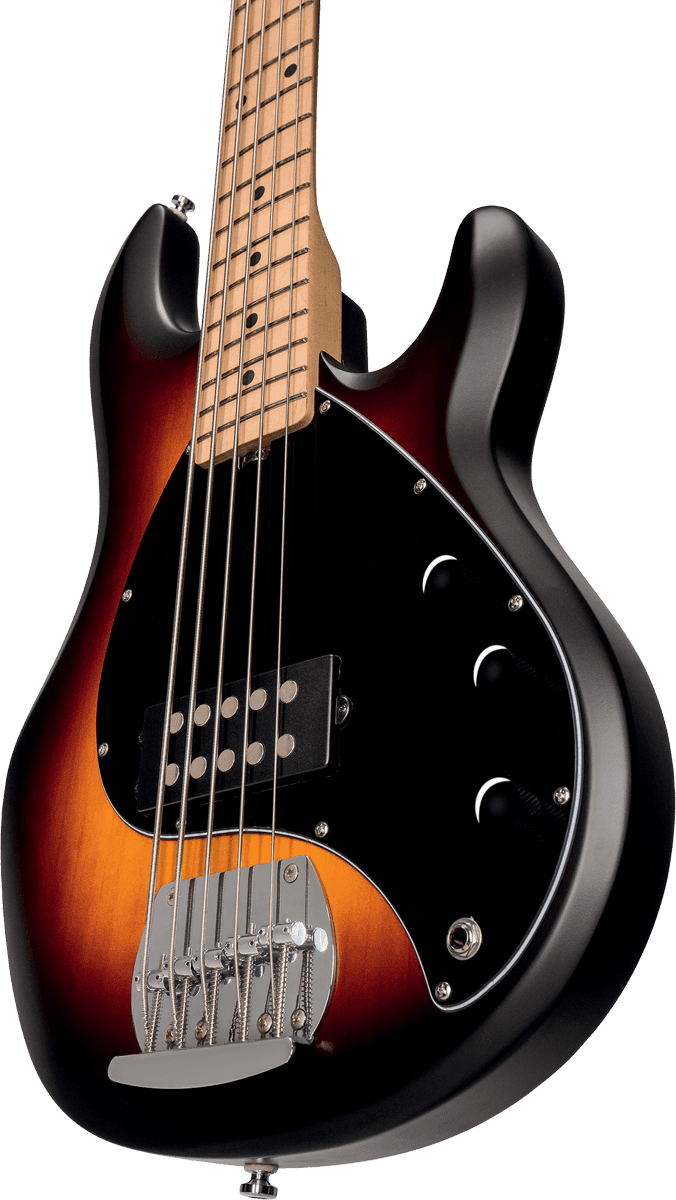 Sterling By Musicman Sub Ray5 5-cordes Active Mn - Vintage Sunburst Satin - Bajo eléctrico de cuerpo sólido - Variation 3