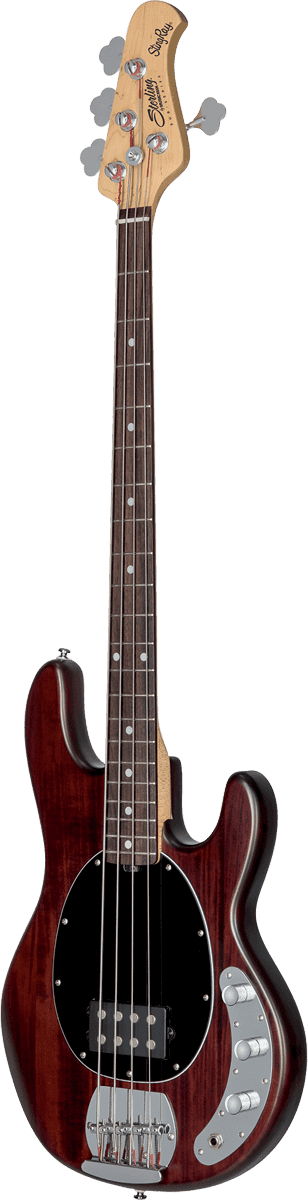 Sterling By Musicman Sub Ray4 Active Jat - Walnut Satin - Bajo eléctrico de cuerpo sólido - Variation 2