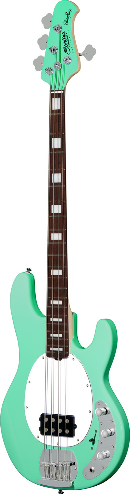 Sterling By Musicman Stingray4 Sub Series 1h Jat - Seafoam Green - Bajo eléctrico de cuerpo sólido - Variation 1