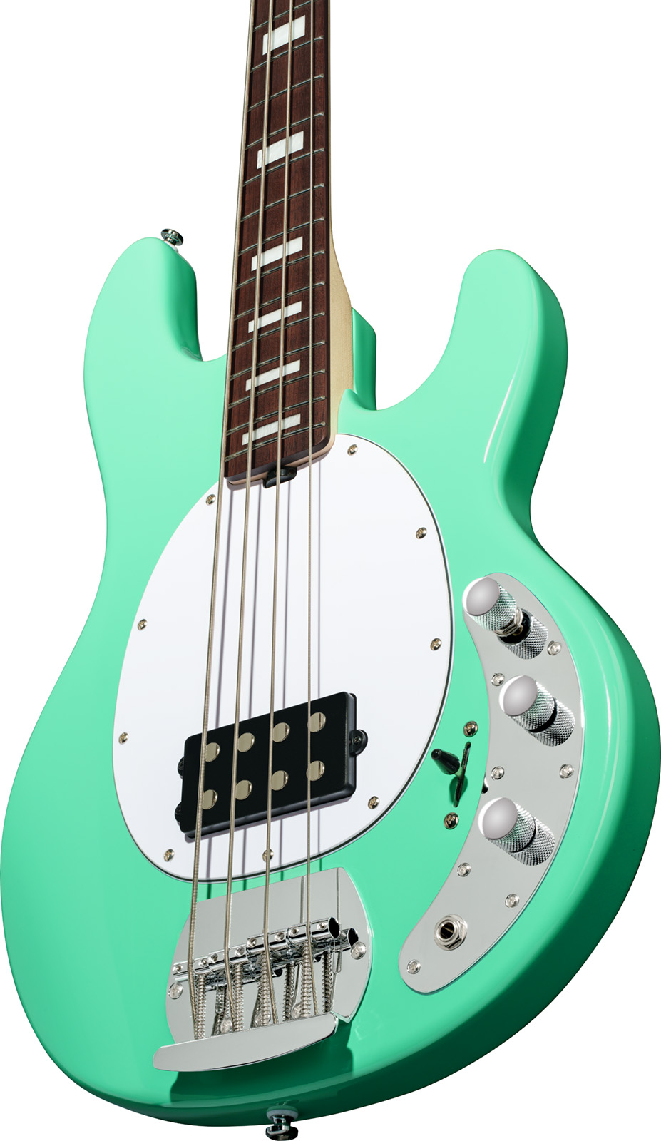 Sterling By Musicman Stingray4 Sub Series 1h Jat - Seafoam Green - Bajo eléctrico de cuerpo sólido - Variation 3