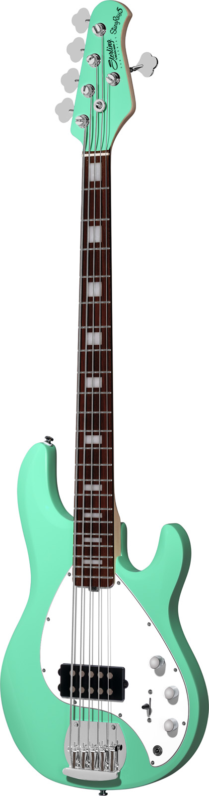 Sterling By Musicman Stingray4  5-cordes 1h Jat - Seafoam Green - Bajo eléctrico de cuerpo sólido - Variation 1