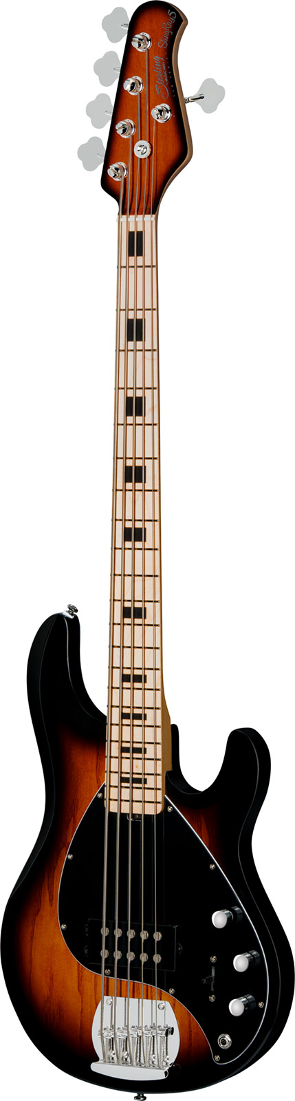 Sterling By Musicman Stingray4 5-cordes 1h Mn - Vintage Sunburst - Bajo eléctrico de cuerpo sólido - Variation 1