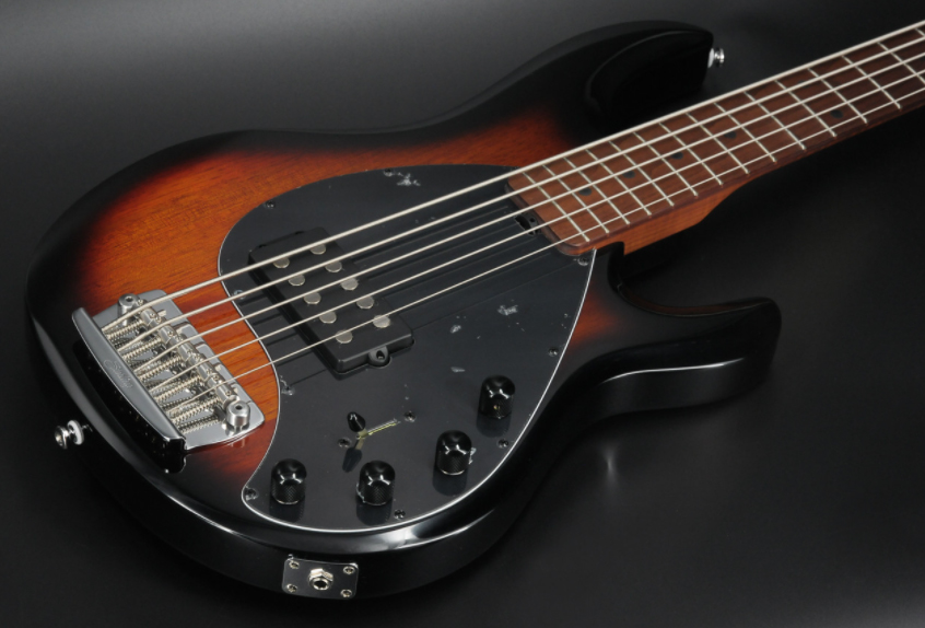 Sterling By Musicman Stingray5 Ray35 5c H Active Mn - Vintage Sunburst - Bajo eléctrico de cuerpo sólido - Variation 1