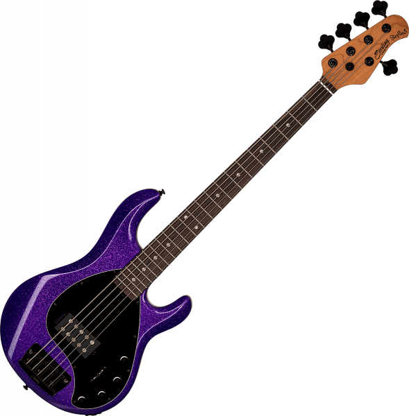 Bajo eléctrico de cuerpo sólido Sterling by musicman Stingray5 Ray35 (RW) - Purple sparkle