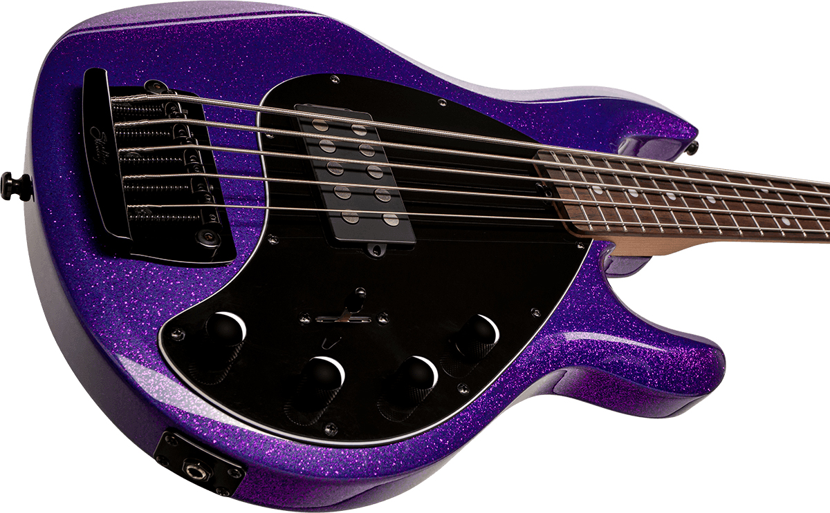 Sterling By Musicman Stingray5 Ray35 5c H Active Rw - Purple Sparkle - Bajo eléctrico de cuerpo sólido - Variation 2