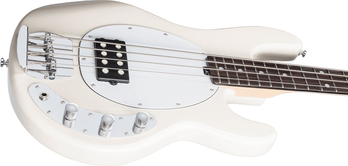 Sterling By Musicman Sub Ray4 Active Jat - Vintage Cream - Bajo eléctrico de cuerpo sólido - Variation 3