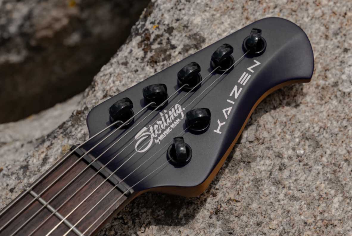 Sterling By Musicman Tosin Abasi Kaizen 6c Signature Multiscale 2h Trem Rw - Stealth Black - Guitarra eléctrica de autor - Variation 2