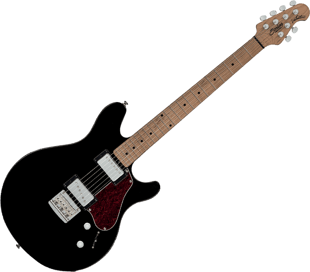 Sterling By Musicman James Valentine Jv60 Signature Hh Ht Mn - Black - Guitarra eléctrica de autor - Variation 1