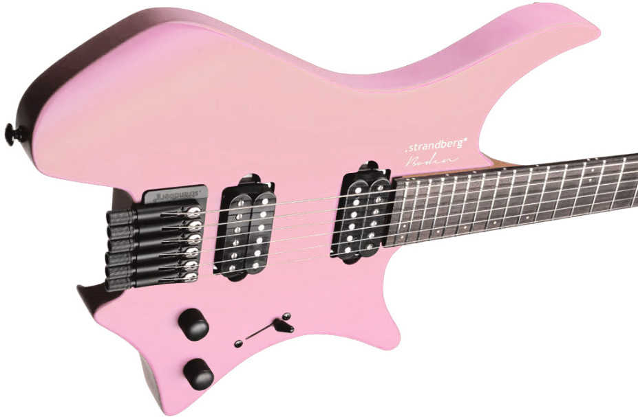 Strandberg Boden Essential 6 2h Ht Rw - Coral Pink - Guitarra electrica metalica - Variation 2