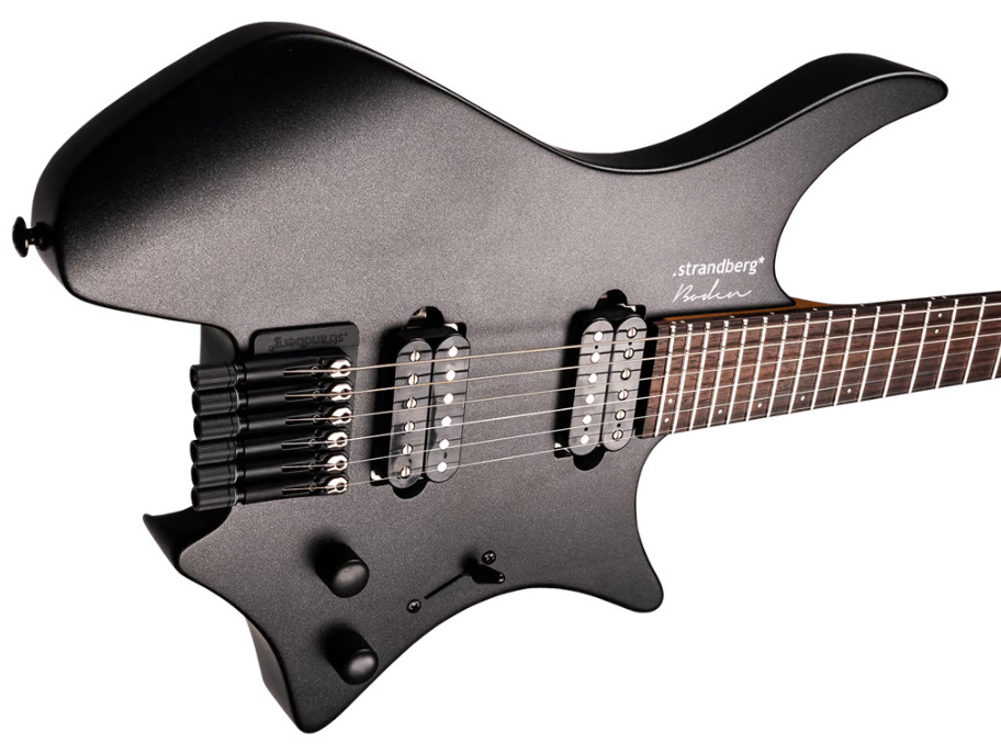 Strandberg Boden Essential 6 2h Ht Rw - Black Granite - Guitarra eléctrica de viaje - Variation 3